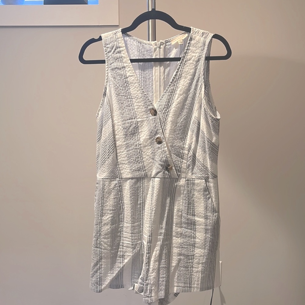 Never been worn! Button up romper